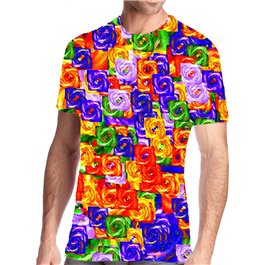 Camisetas técnicas de hombre Chakras - Arco Iris