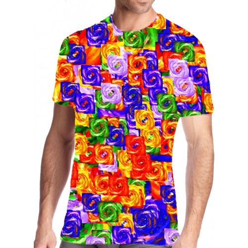 Camisetas técnicas de hombre Chakras - Arco Iris