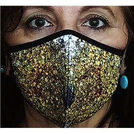 Mascarillas de neopreno reutilizable con FILTRO Dorada