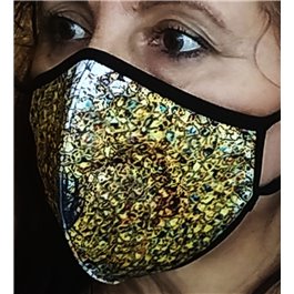 Mascarillas de neopreno reutilizable con FILTRO Dorada 2