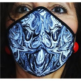 Mascarillas de neopreno reutilizable con FILTRO Etnica B&N