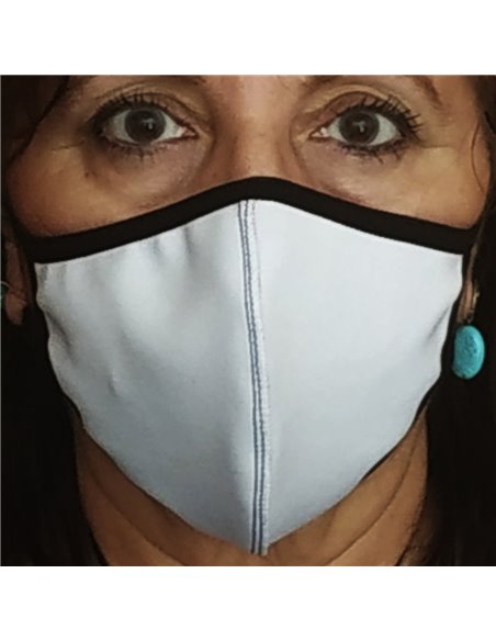 Mascarillas de neopreno reutilizable REVERSIBLE Gris